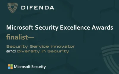 Difenda recognized as a Microsoft Security Excellence Awards finalist
